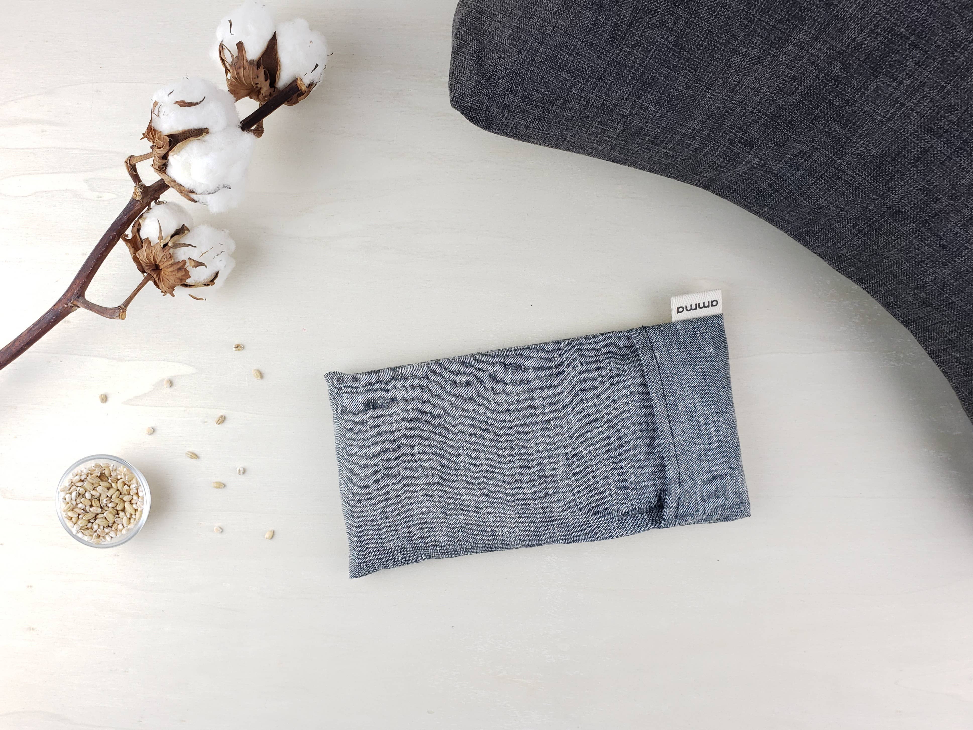 Amma Thérapie - Vente Oreiller de spa/de thérapie - Coussin pour les yeux lavande avec housse lavable (coton biologique)2