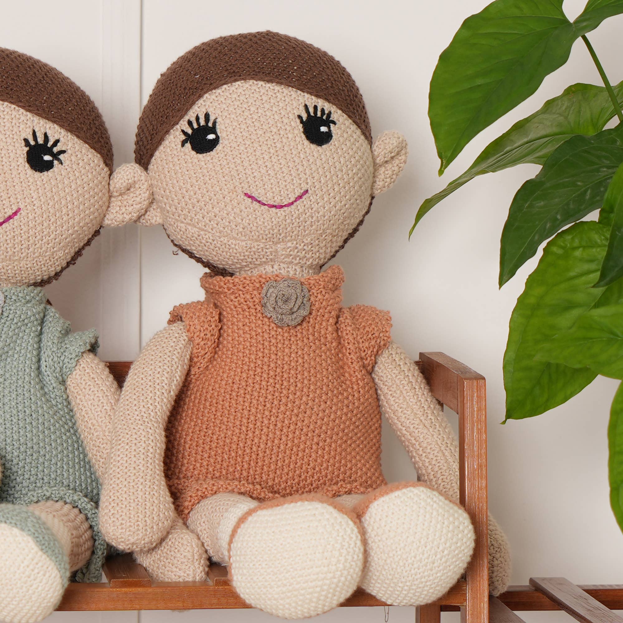 Bambini - Vente Poupée – enfant - Jouet en peluche | Jouet princesse Kylie en coton tricoté à la main doux4