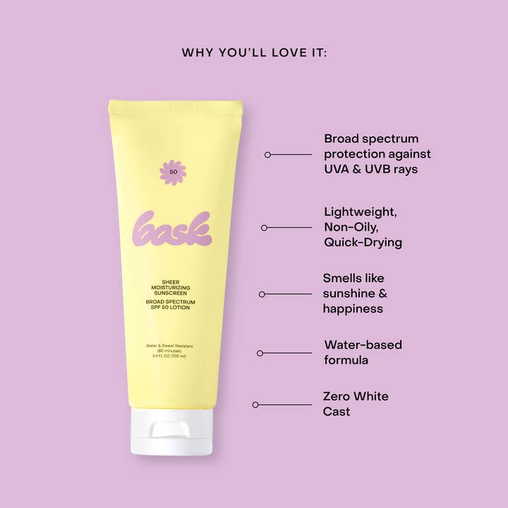 Bask Sunscreen - Wholesale Sunscreen - Bask SPF 50 Lotion Sunscreen Travel Size