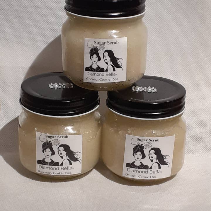 Sugar Scrub Gift Set Bundle 15oz each for wholesale by Diamond Bella