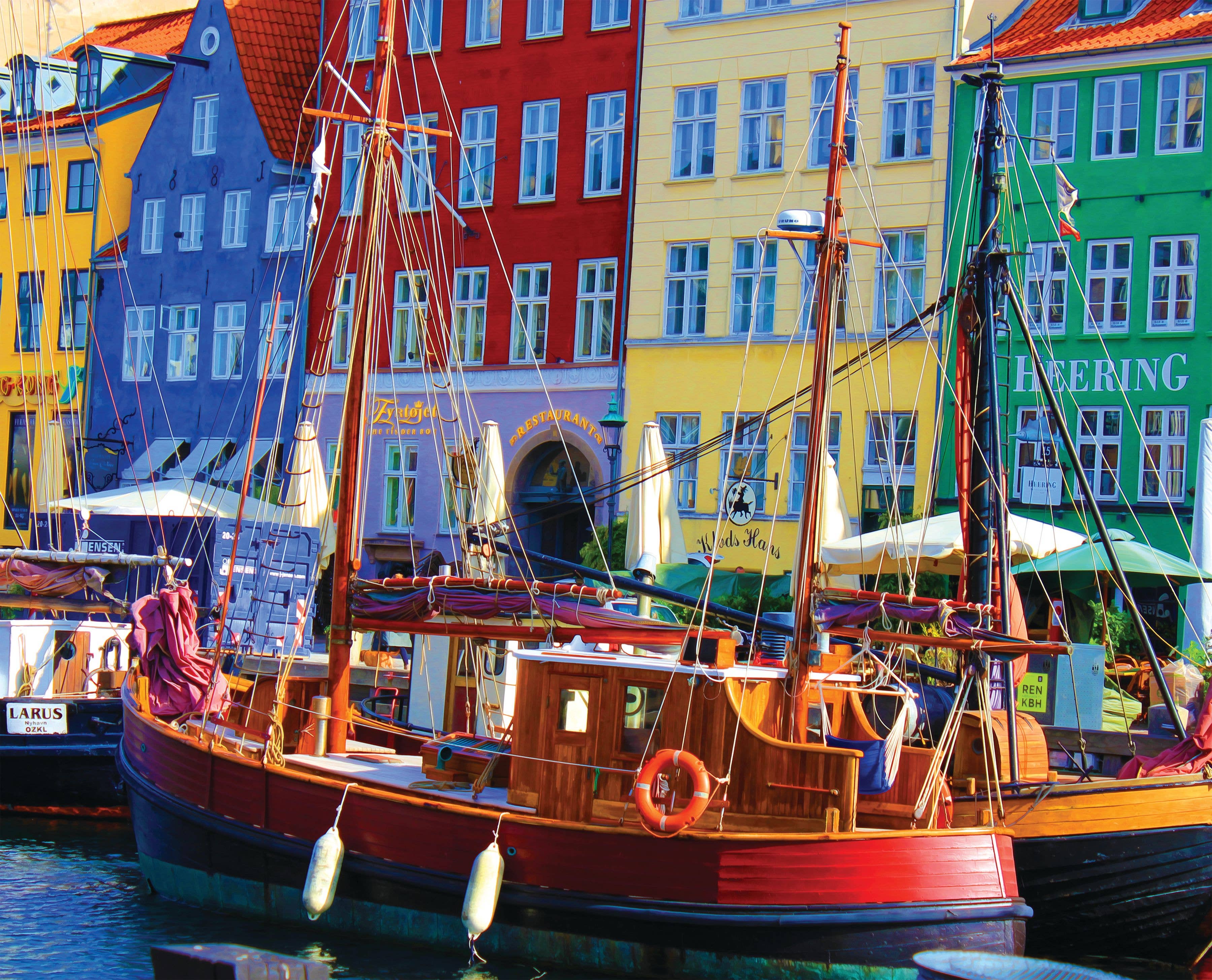 Springbok Puzzle - Wholesale Puzzle - Adult - Copenhagen Waterfront 1000 Piece Jigsaw Puzzle