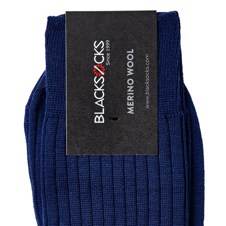 BLACKSOCKS - Wholesale Socks - Men's - Merino wool socks in blue: calm & level-headed3