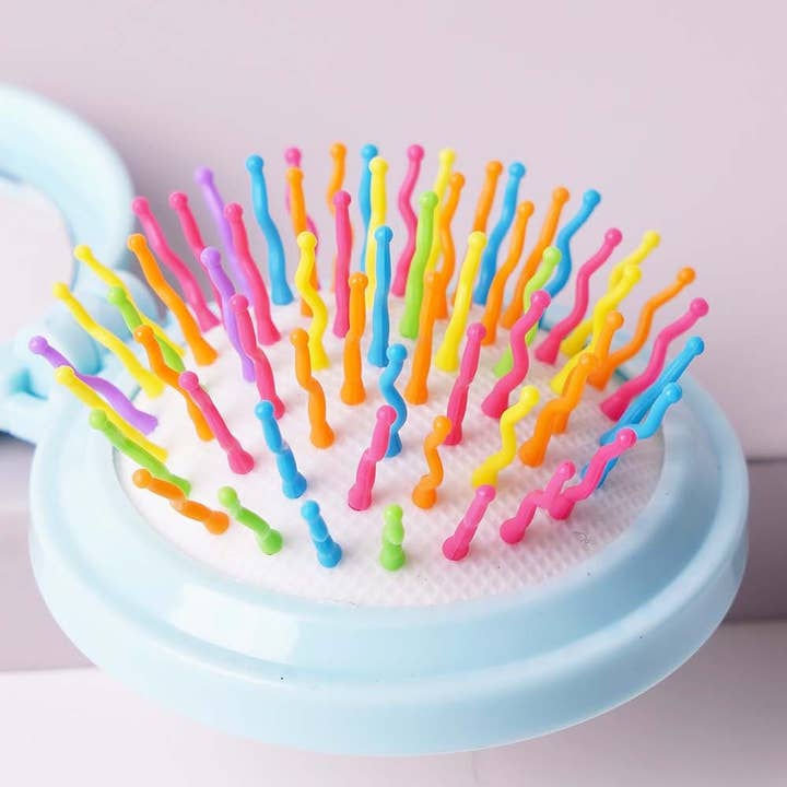 H1572 | Mirror Hair Brush for wholesale by Jaylanie