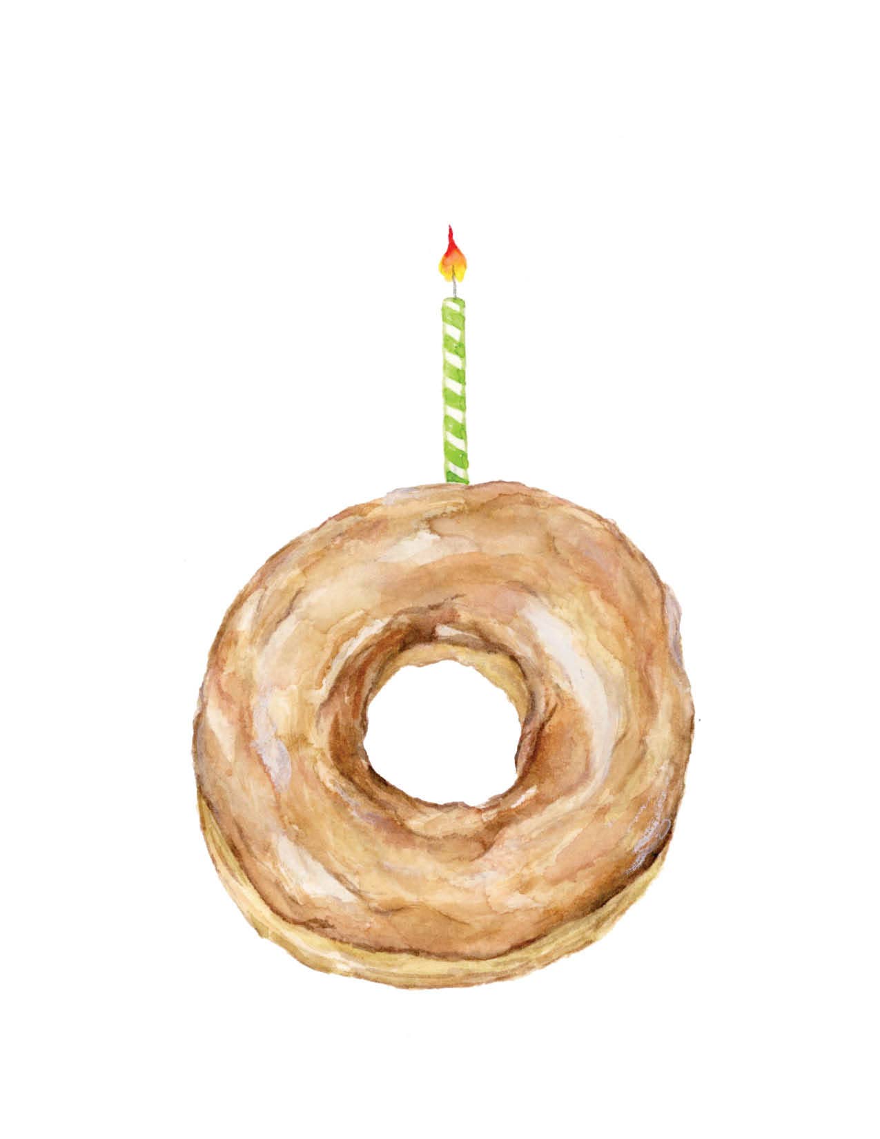The Land of La - Wholesale Birthday Card - Glazed Donut2