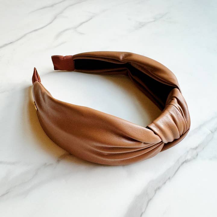 Ellison+Young - Wholesale Fashion Headband - Women's - Leather Better Knotted Headband
