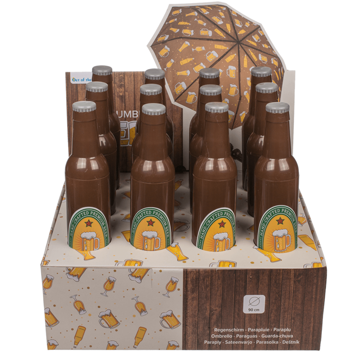 Out of the blue KG - Wholesale Umbrella - Unisex - Pocket Umbrella, Beer bottle,1