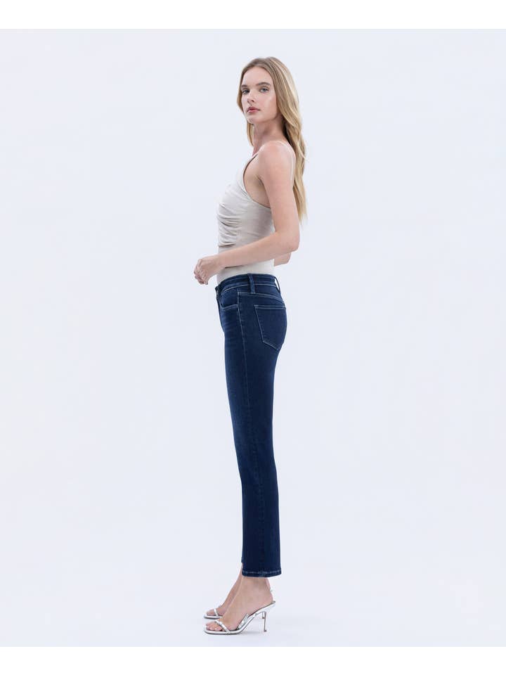 GLORIOUS JOY MID RISE ANKLE SLIM STRAIGHT JEANS T6998 for wholesale on Faire3
