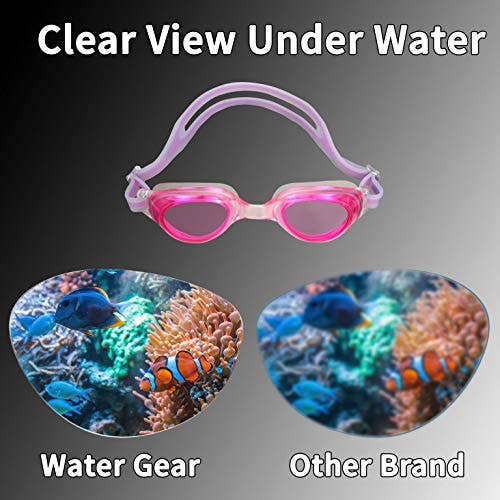 Water Gear – Engroshandel Svømmebriller - Unisex – Water Gear Anti-Fog Goggles - Kvinder og Mænd Svømmebriller8