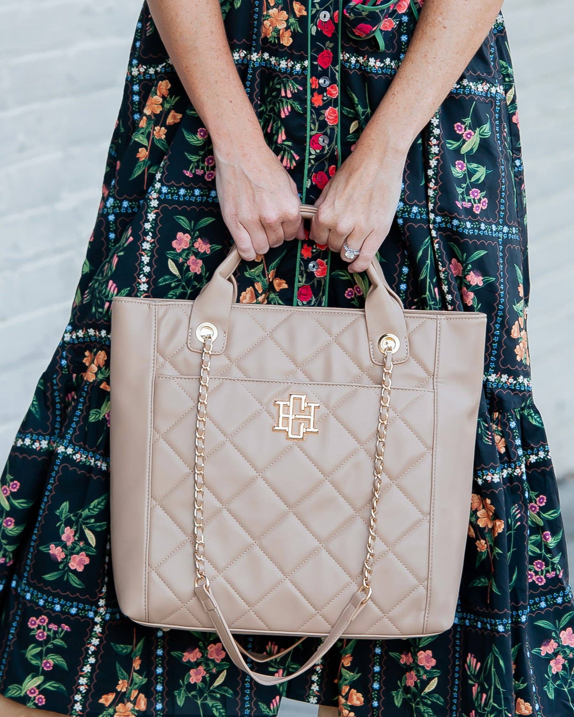 Caroline Hill - Wholesale Tote Bag - Women's - Kinzley Tote Latte LD0