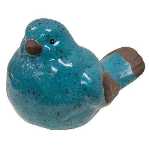 Col House Designs - Wholesale Decorative Figurine - Resin Blue Bird, 4 Assorted4