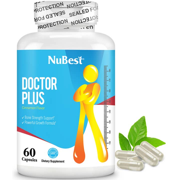 NuBest Nutrition - Wholesale Oral Supplement/Vitamin - NuBest Doctor Plus, Height Growth for Teens 10+, 60 Caps