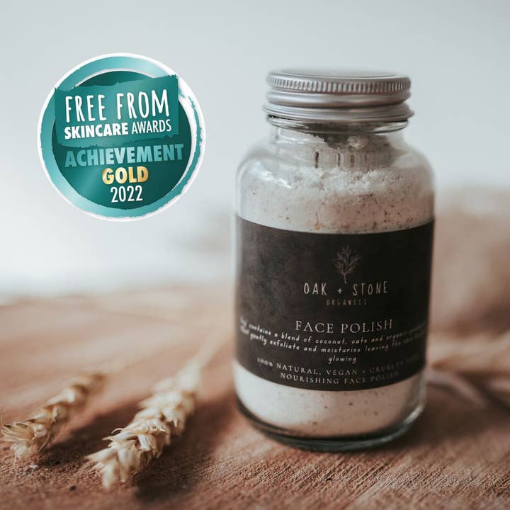 Activating Face Polish (Ivy) for wholesale by Oak and Stone Organics
