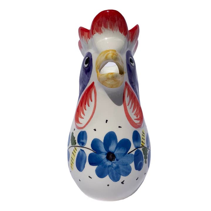 Molleni - Wholesale Jug - Traditional Italian ceramic rooster pitcher