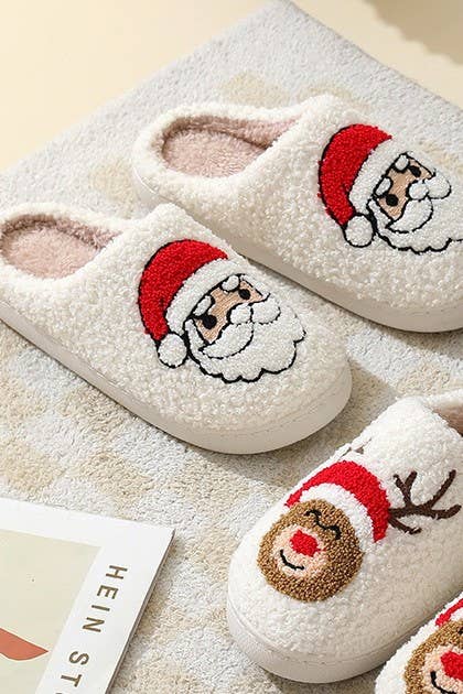 JOSSLYN by wall to wall – Engroshandel Slippers - Dame – Bløde plyssede hjemmesko med svampe, hjerte eller regnbue - varme og komfortable7
