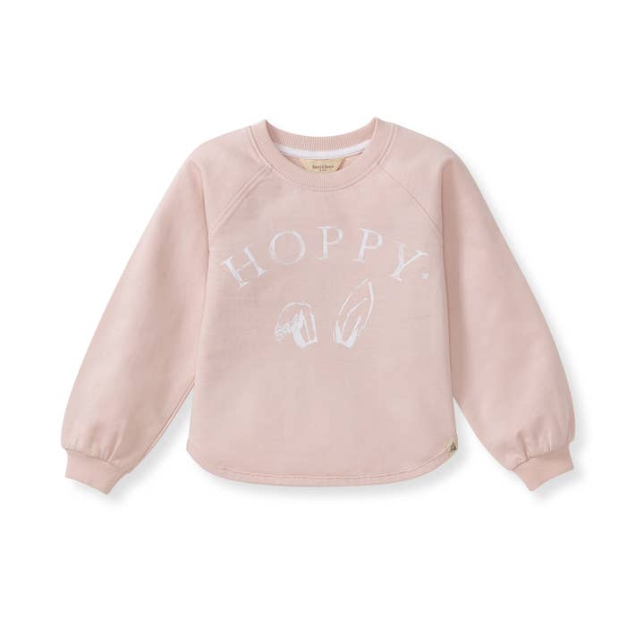 Hoppy Pink Organic Cotton Sweatshirt for wholesale by Burt's Bees Baby