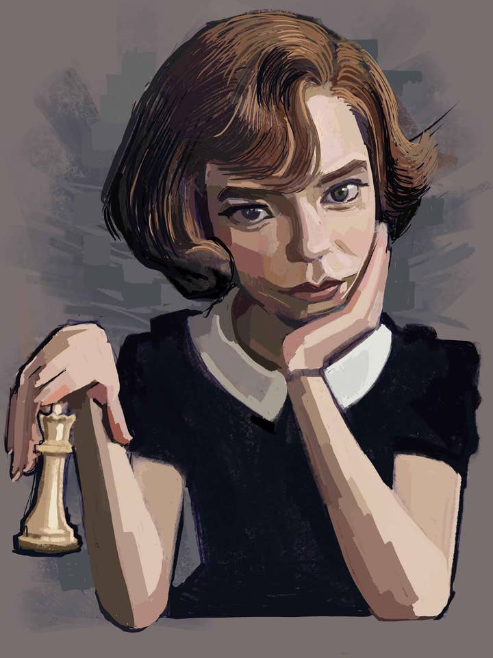 Queens Gambit Print for wholesale by A Guy Called Minty LTD