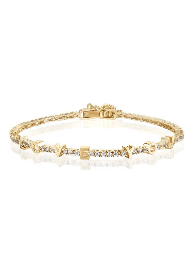 LOVE U TENNIS BRACELET for wholesale by limlim