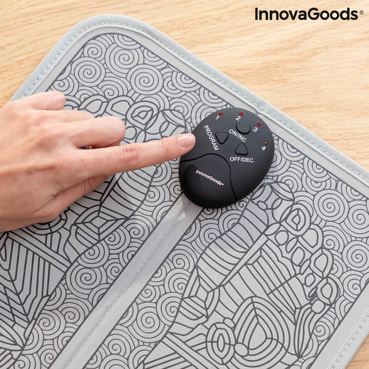 InnovaGoods - Venta al por mayor Masajeador corporal - Masajeador Electroestimulador de Pies y Piernas Foosage Inno2