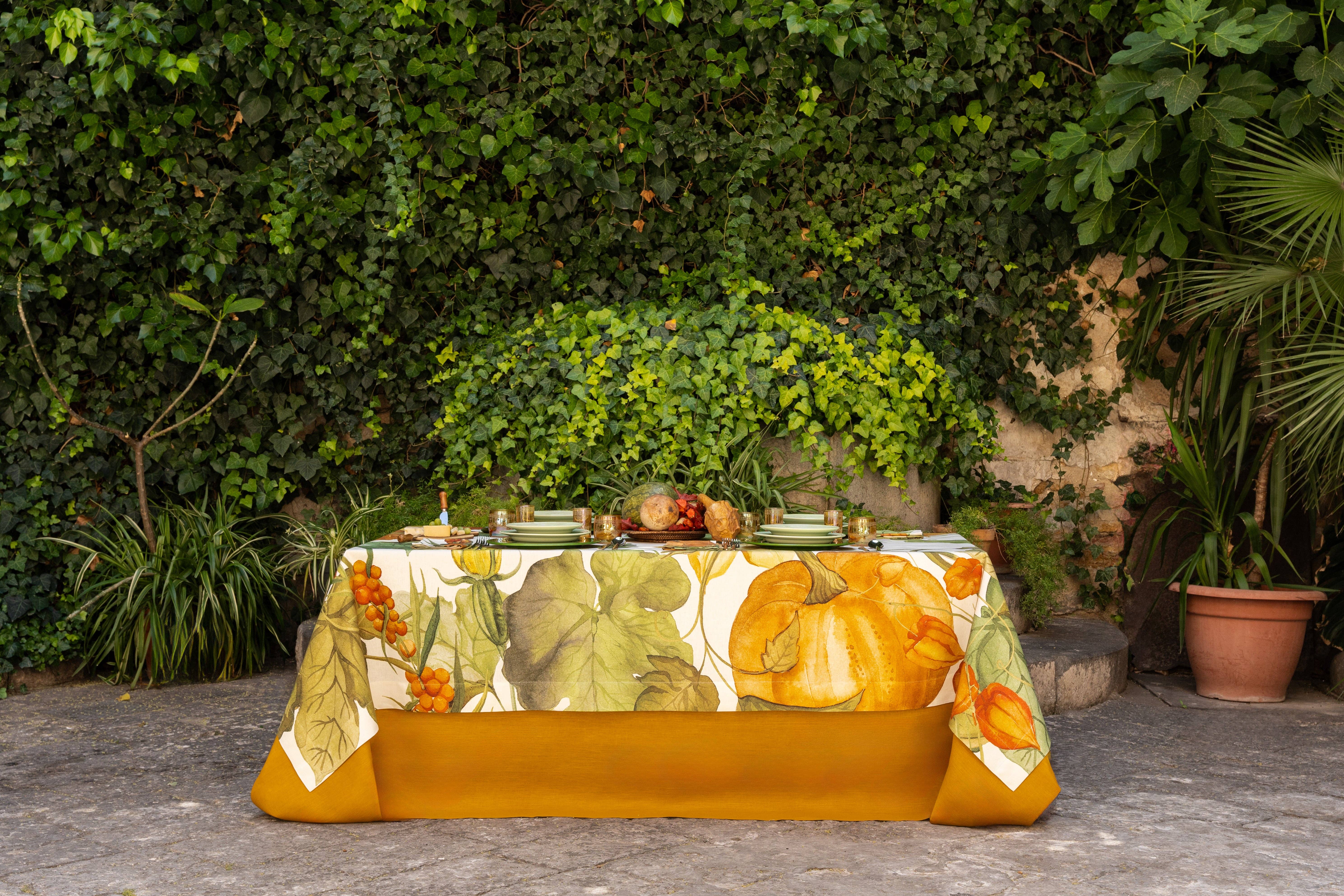 The Napking - Wholesale Tablecloth - Linen Tablecloth Potirons 100% Made in Italy3