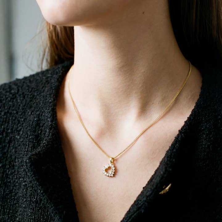 The M Jewelers - Wholesale Pendant/Charm Necklace - The Marie Heart Pendant Necklace1