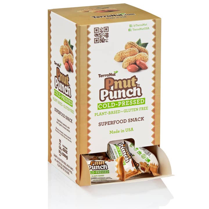 Pnut Punch 70p Gravity Box for engroshandel hos Terranut