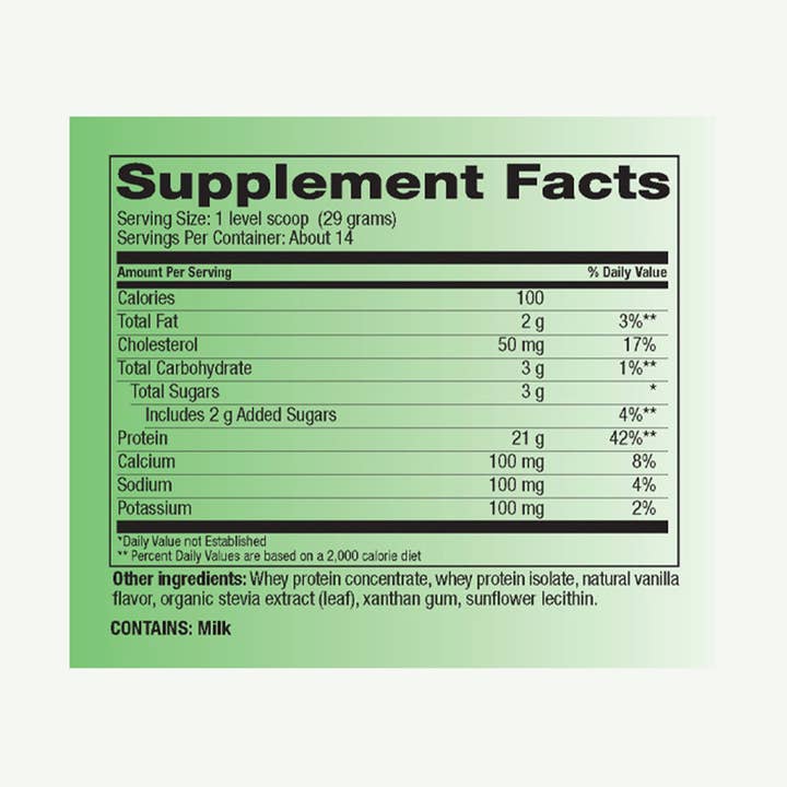 Flavor & Fettle - Wholesale Protein/Superfood Powder - Whey Protein Vanilla