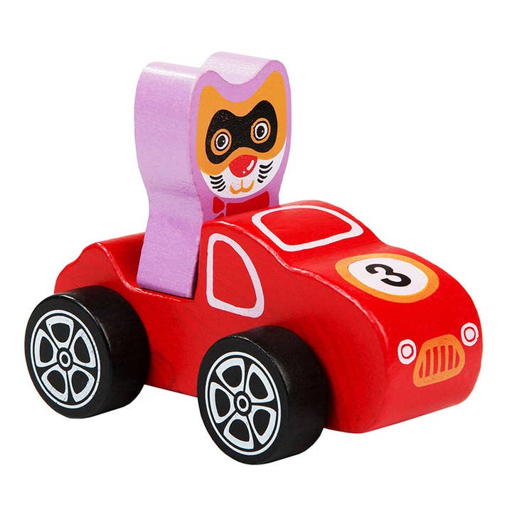 Öko-Schiebespielzeug aus Holz für Kleinkinder - Mini-Coupé für den Großhandel von Wooden Toys