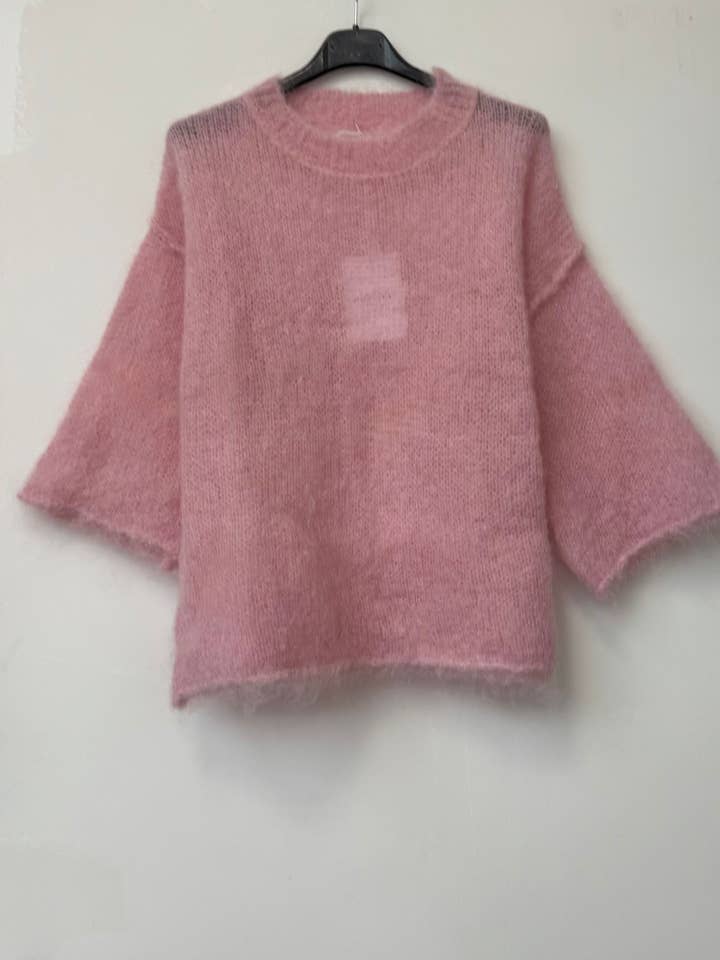 NOELINE - Wholesale Knit Sweater - Women's - 80% kid mohair sweater 30212