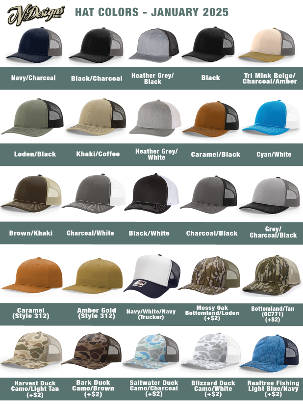 NDesigns Leather - Wholesale Trucker Hat - Unisex - "Crush n Run" Camo PLEATHER patch hats - sewn, not glued!2