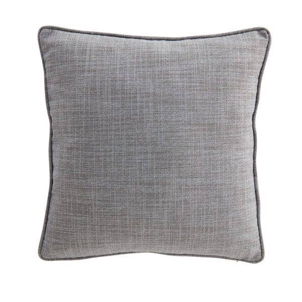 Funda de cojín tejida Nova Grey para venta al por mayor de TEXTURED LIVES