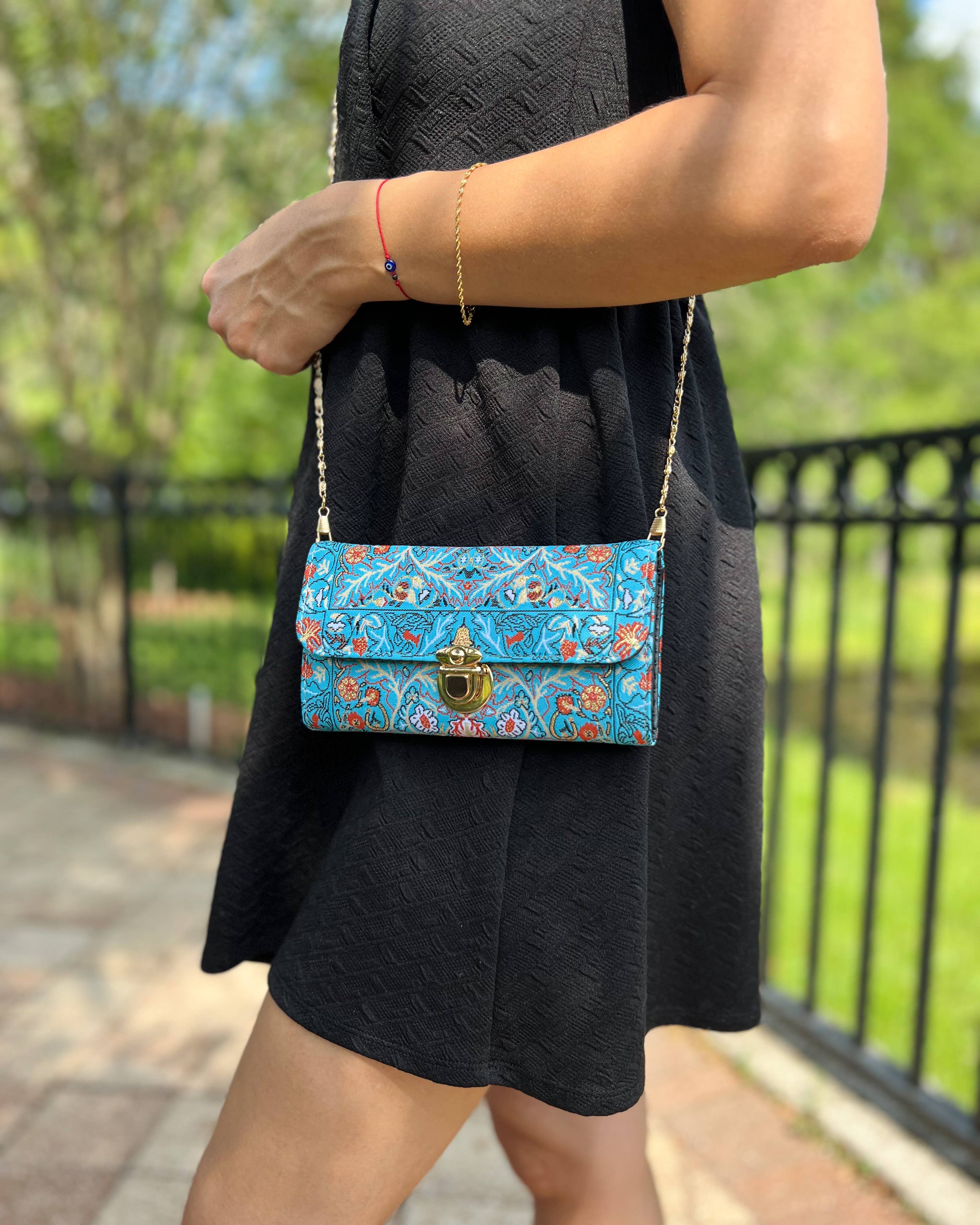 Umays Boho - Wholesale Crossbody Bag - Women's - Rug Design Crossbody Bag, Handmade Small Bag for Women3