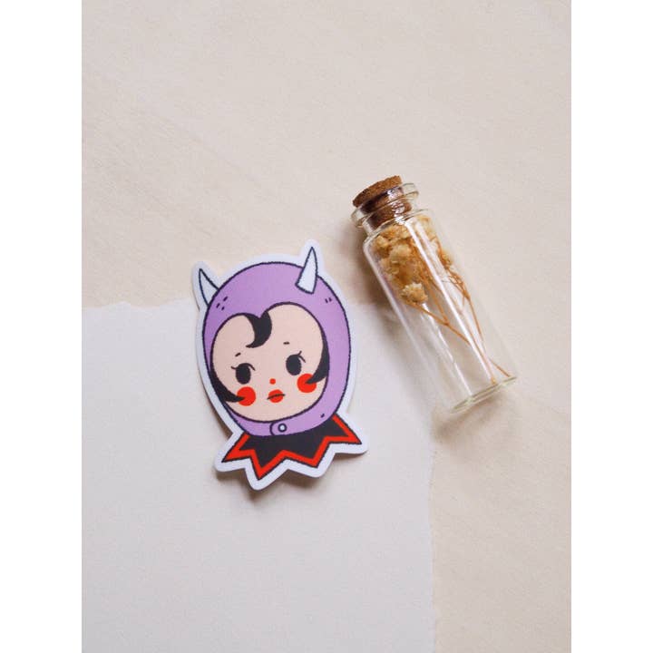 natamori - Wholesale Sticker - Devil Girl — Die Cut Sticker