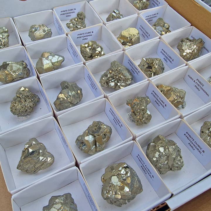 Shamans Crystal - Wholesale Spiritual Stone/Crystal - Iron Pyrite Coco Formations Sold Singly0