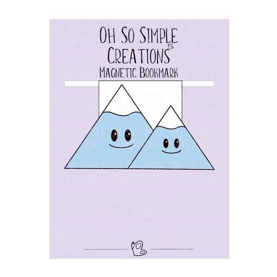 Mountain Magnetic Bookmark for wholesale by Oh So Simple Creations