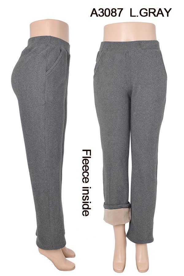 SSImport - Wholesale Pants - Women's - A3087 WINTER WIDE STRAIGHT LEG PANTS MIXED SIZES 12PCS3