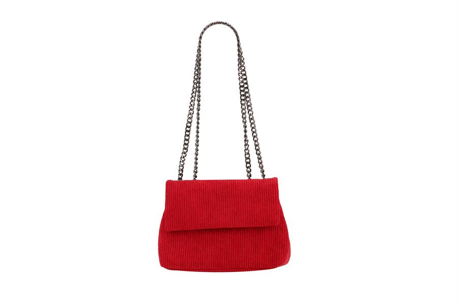 Nima Accessories Inc - Vente Sac porté épaule – femme - Sac à bandoulière tendance en tissu froissé pour femmes4