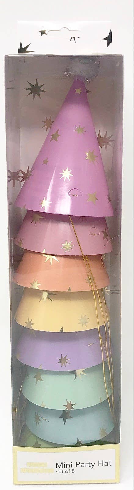 Party Partners - Wholesale Party Hat/Crown - Mini Pastel Party Hats0