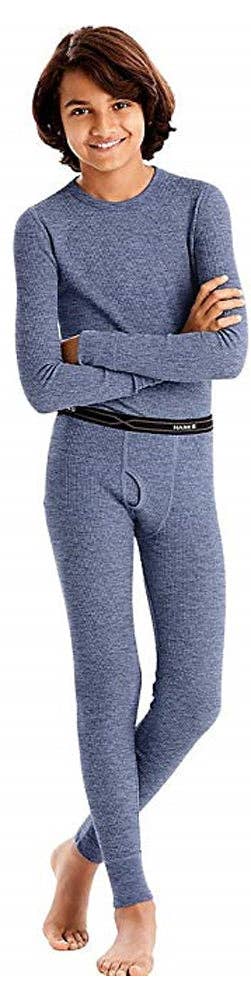 Eastern Off Price - Wholesale Loungeset - Kinderen - Hanes jongens X-Temp thermisch ondergoed set voor optimaal comfort3