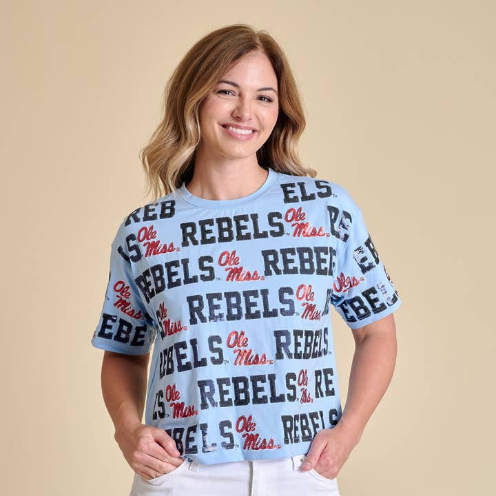 Das Sequin Repeat Tee | Ole Miss für den Großhandel von Stewart Simmons