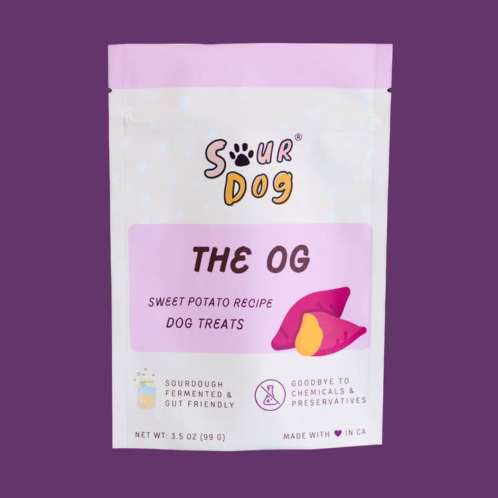 Sweet Potato Sourdough Dog Treats - Gut Friendly | 3.5 oz for wholesale by SourDog