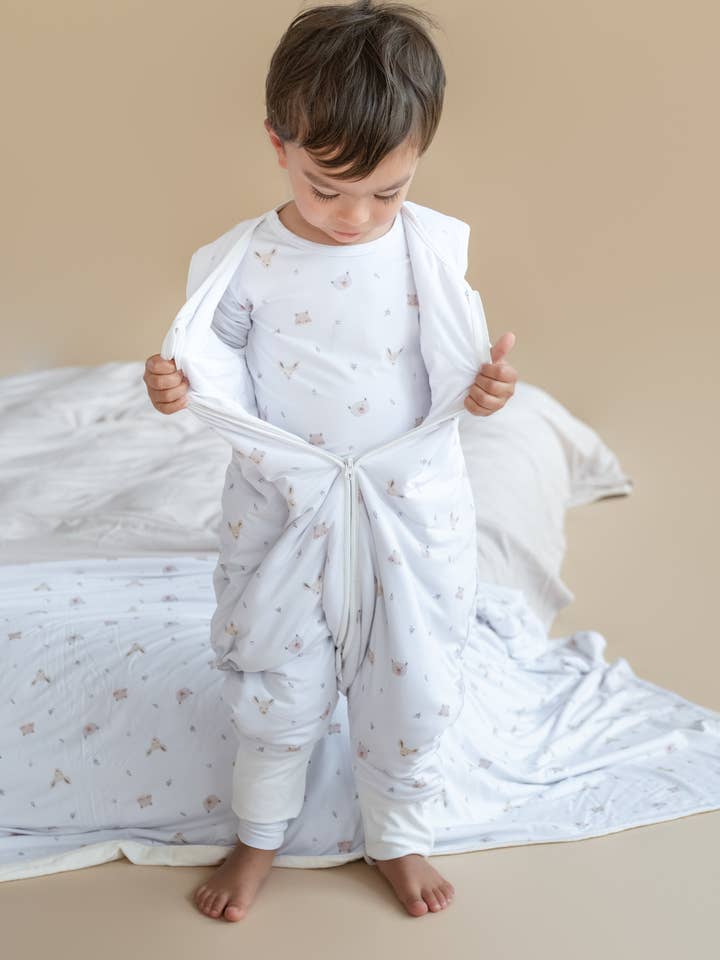 Saco de dormir com pés Forest Friends Bamboo - TOG 2.5 por atacado de Lilulila