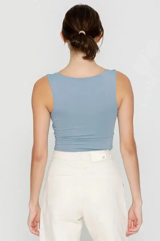 Final Touch - Wholesale Tank Top - Women's - Rayon Modal Fitted Tank Top - T168608