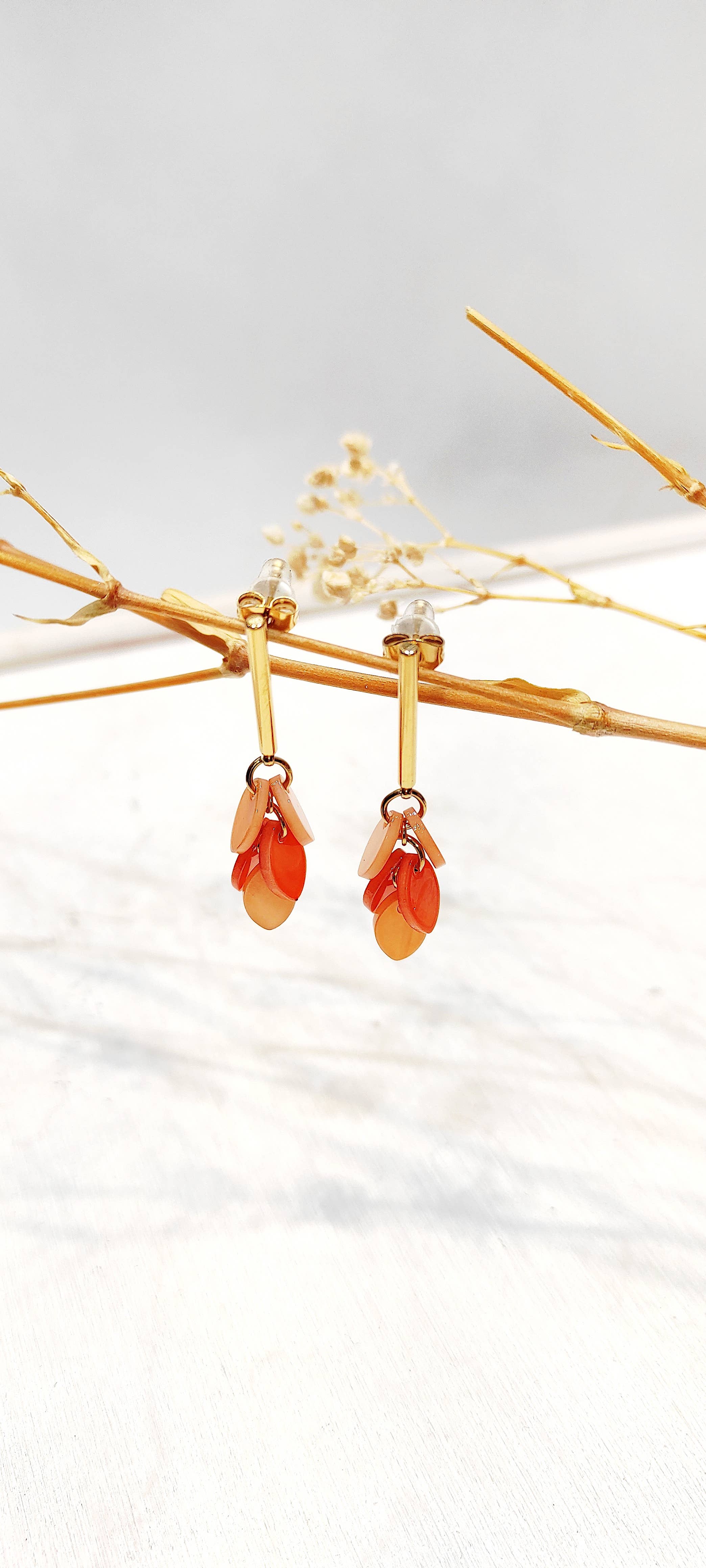 LOLO & YAYA - Wholesale Dangle Earrings - Daphnée Leaf Earrings