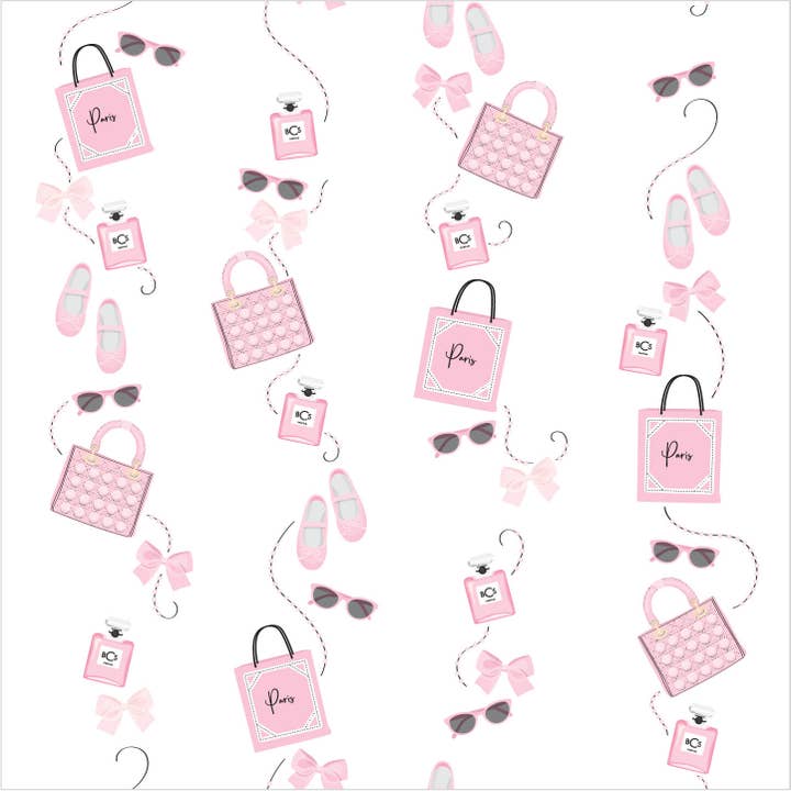 Basically Soho - Wholesale Sleepwear Set - Kids - Paris In Pink Two-Piece Set1