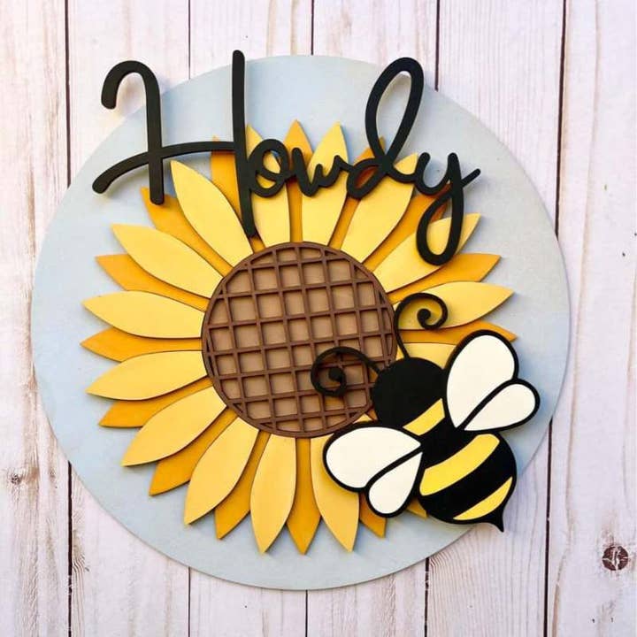 Howdy Bee DIY Craft Kit for wholesale by Denton Cove