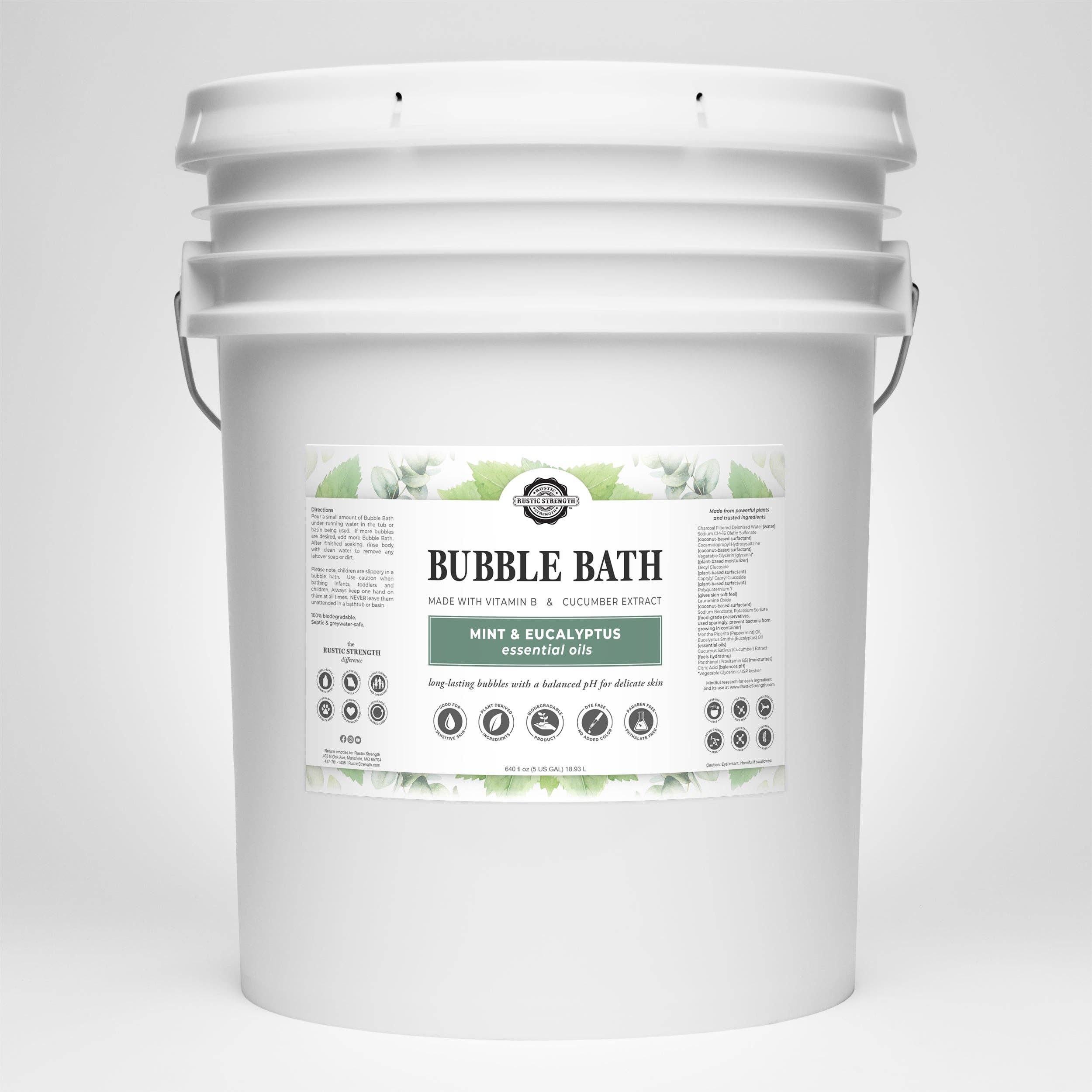 Rustic Strength - Wholesale Bubble Bath - Sulfate-Free Bubble Bath for Sensitive Skin1