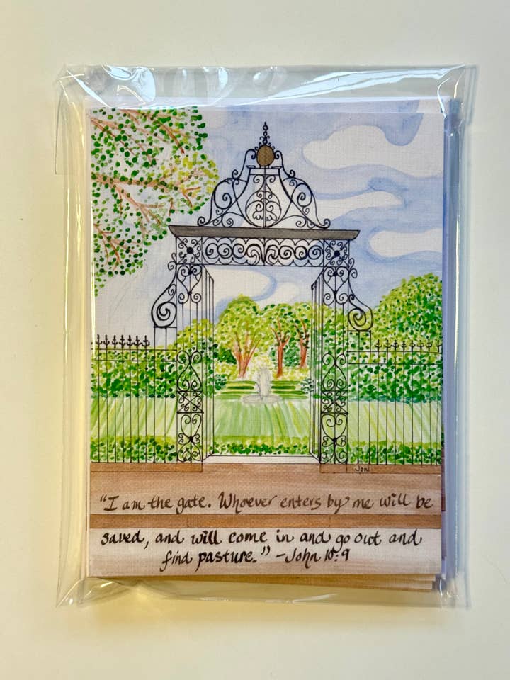 Cartões Notas do Central Park Vanderbilt Gates por atacado de Joni McKown Art