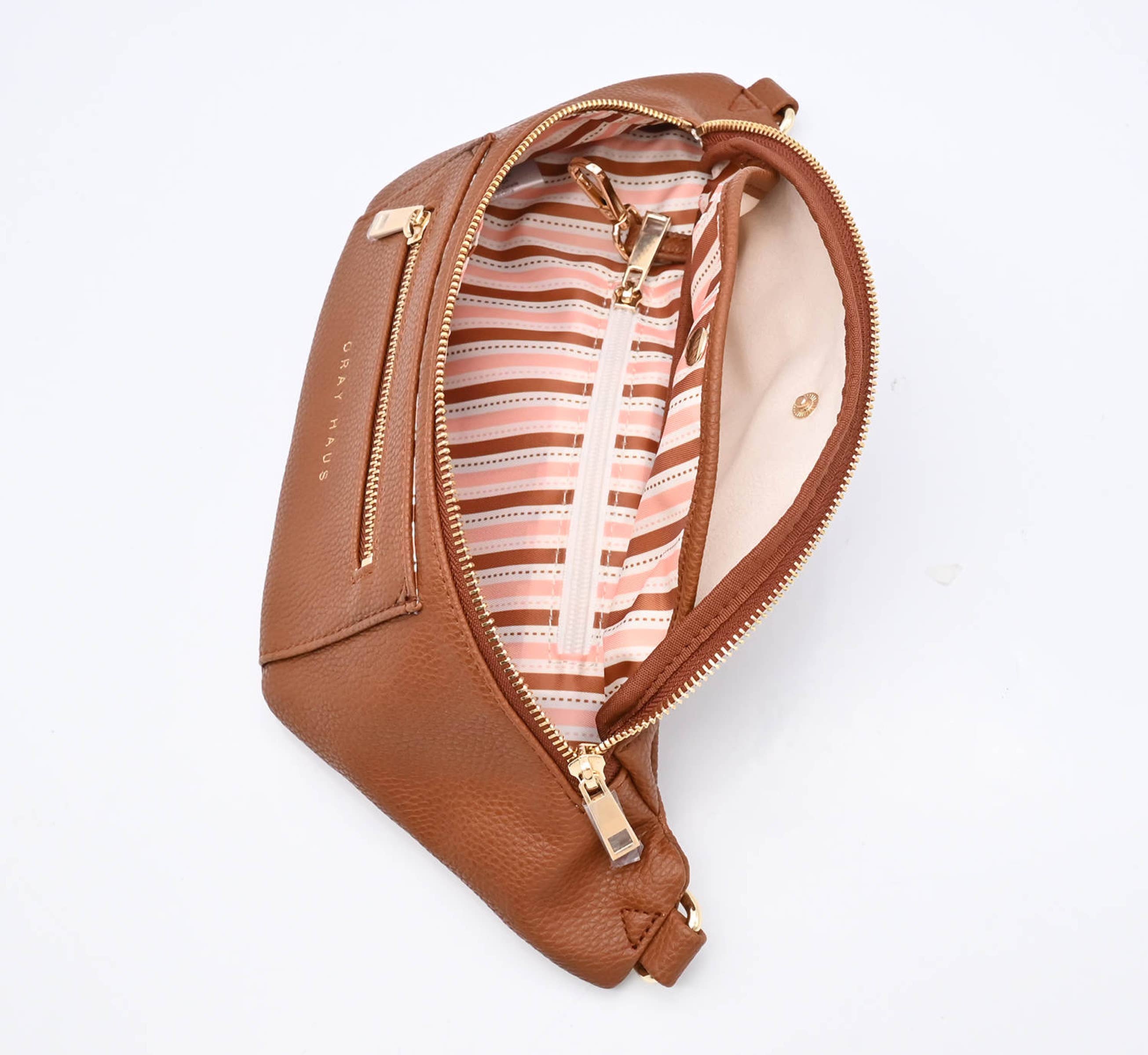 Gray Haus – Pochete - Mulher por atacado – Parker Pack II - Cognac2