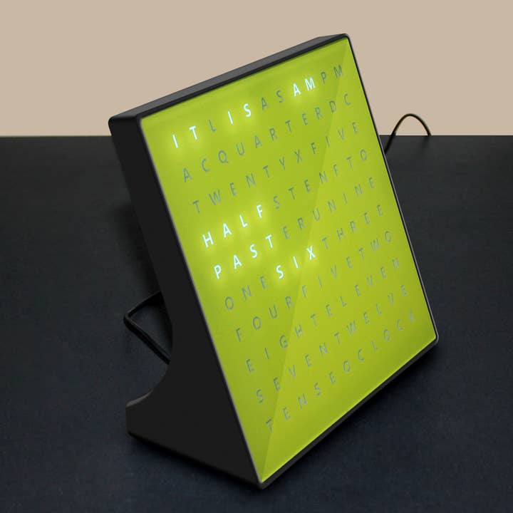 EP Design Lab - Wholesale Desk Clock - Digital Alphabet Tabletop Clock, Alphabet Desk Clock