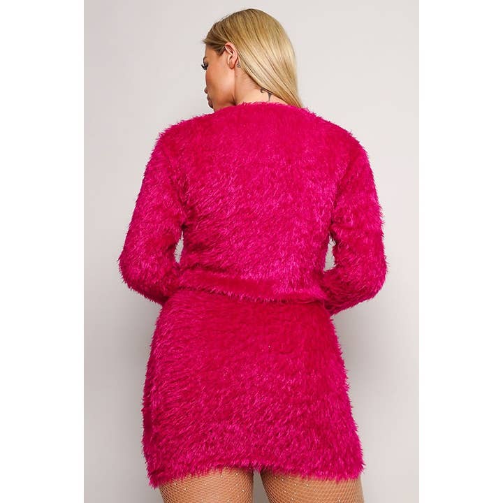 CEFIAN FASHION - Wholesale Cardigan – Women’s - LUXE SOPHIE WARM AND FUZZY CARDIGAN TOP3